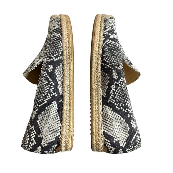 Stuart Weitzman Catalan Snake Python Print Espadrilles Flats Comfort Shoes 10 - Picture 8 of 14
